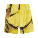 Pineapple Slices Print Men's Sports Shorts