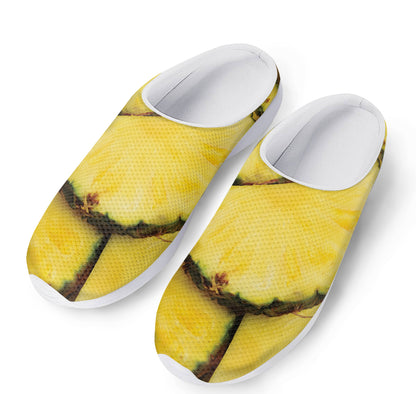 Pineapple Slices Print Mesh Casual Shoes
