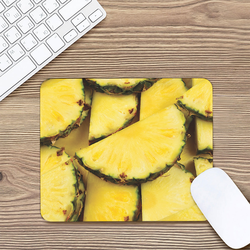 Pineapple Slices Print Mouse Pad