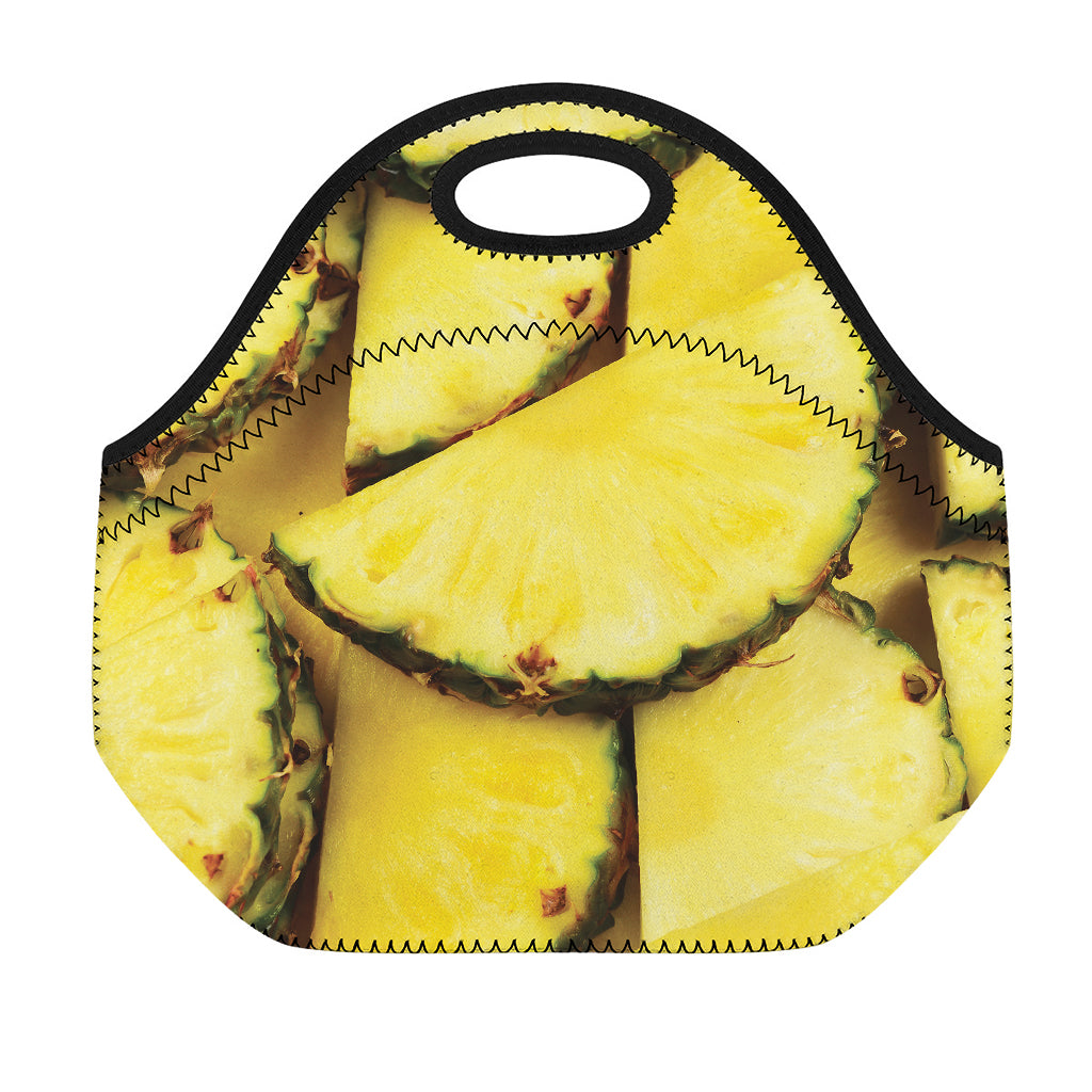 Pineapple Slices Print Neoprene Lunch Bag