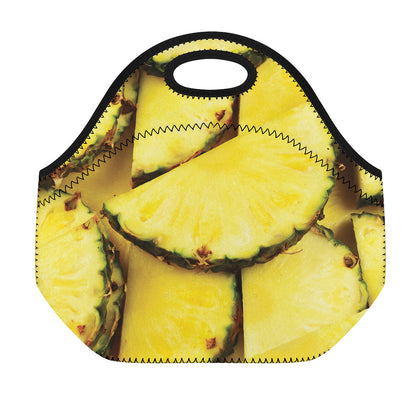 Pineapple Slices Print Neoprene Lunch Bag