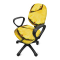 Pineapple Slices Print Office Chair Cover