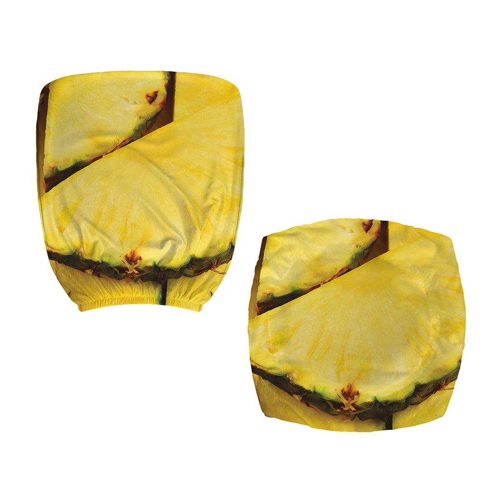 Pineapple Slices Print Office Chair Cover