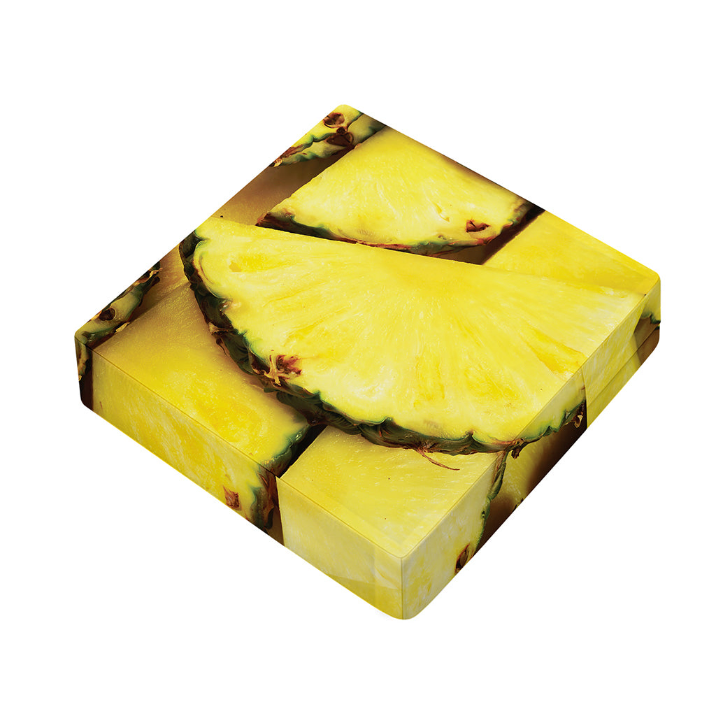 Pineapple Slices Print Outdoor Seat Cushion Cover