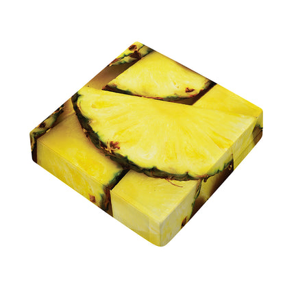 Pineapple Slices Print Outdoor Seat Cushion Cover