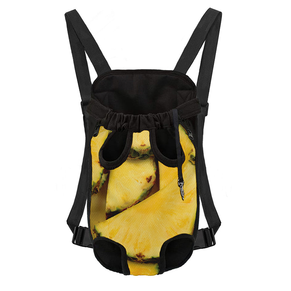 Pineapple Slices Print Pet Carrier Backpack