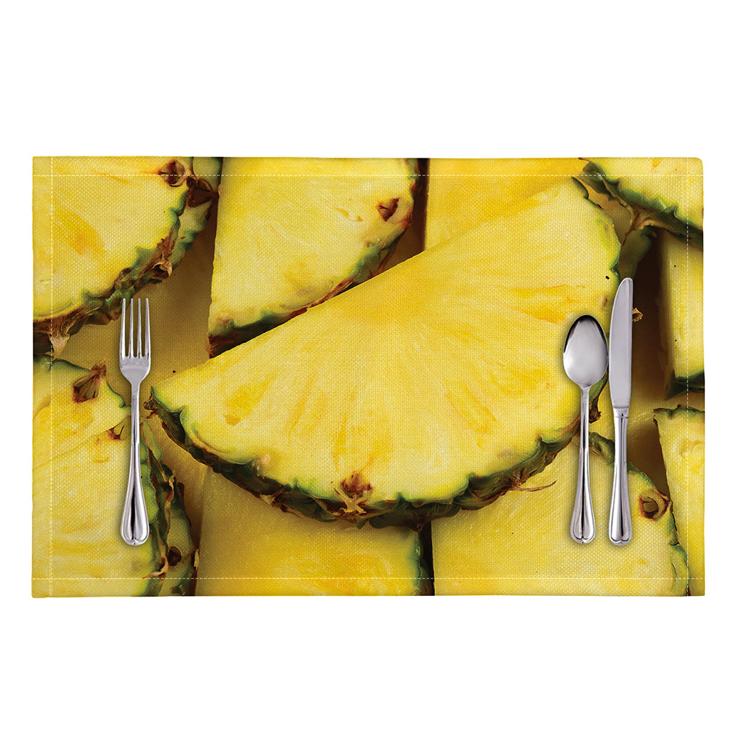 Pineapple Slices Print Placemat
