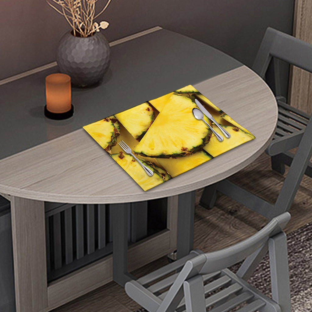 Pineapple Slices Print Placemat