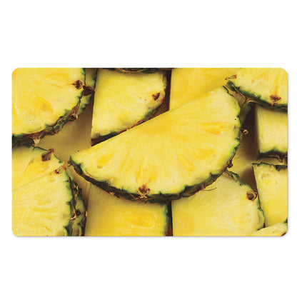 Pineapple Slices Print Polyester Doormat