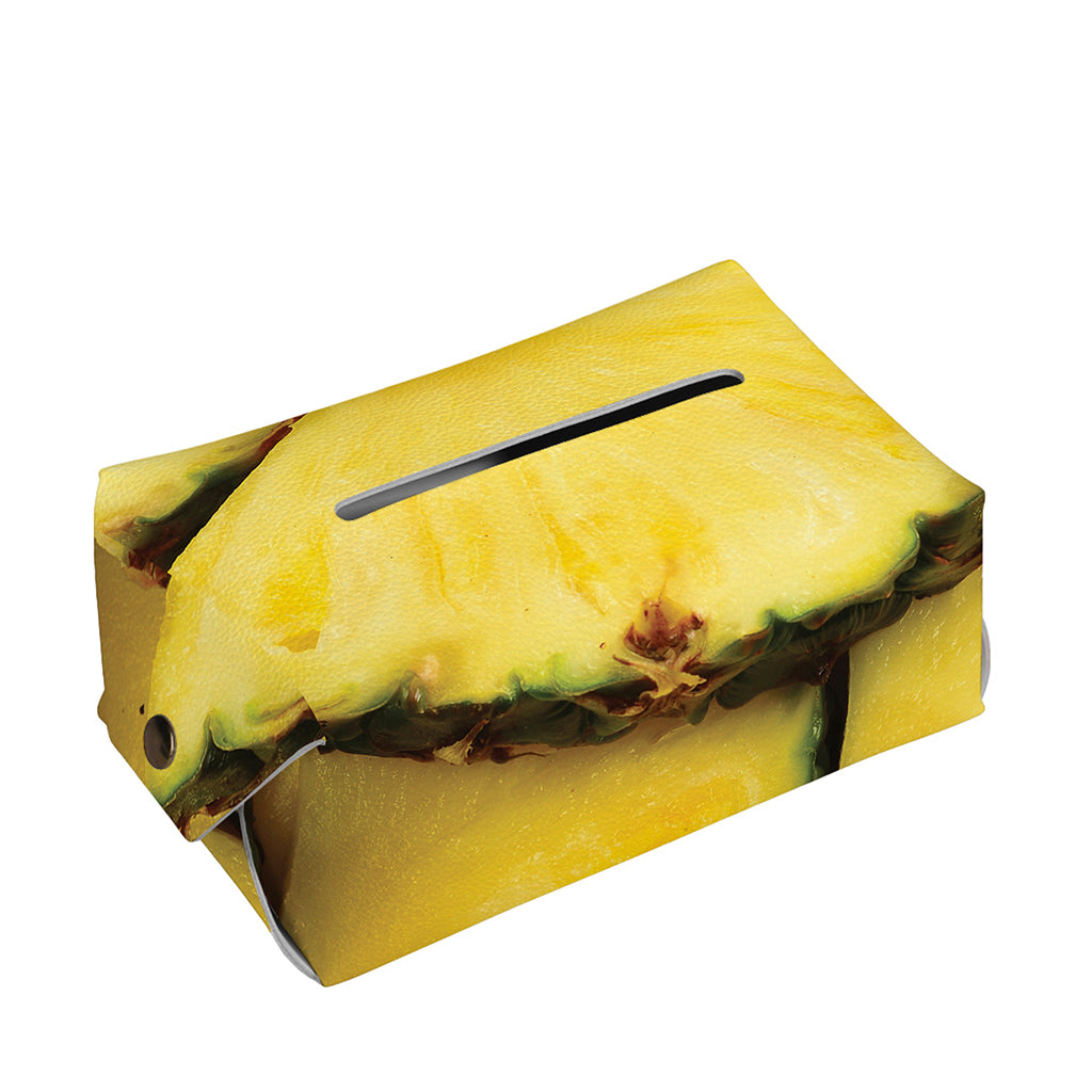Pineapple Slices Print Rectangle Tissue Box Cover