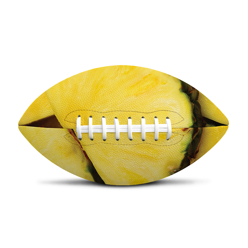 Pineapple Slices Print Rugby Ball