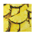 Pineapple Slices Print Silk Bandana