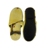 Pineapple Slices Print Slippers