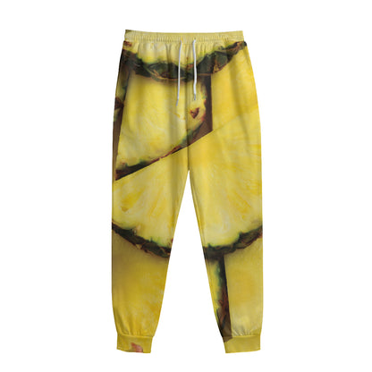 Pineapple Slices Print Sweatpants