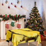 Pineapple Slices Print Tablecloth