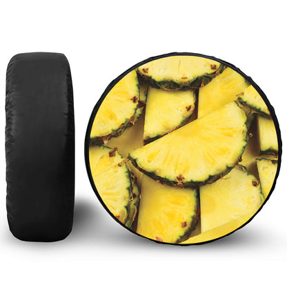Pineapple Slices Print Tire Cover