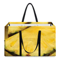 Pineapple Slices Print Utility Tote Bag