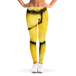 Pineapple Slices Print Women's Leggings