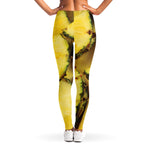Pineapple Slices Print Women's Leggings