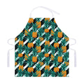 Pineapple Striped Pattern Print Adjustable Apron