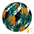 Pineapple Striped Pattern Print Basketball