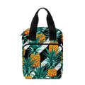 Pineapple Striped Pattern Print Bible Tote Bag