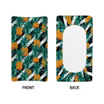 Pineapple Striped Pattern Print Changing Pad Cover