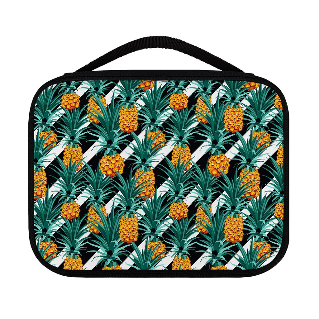 Pineapple Striped Pattern Print Classic Bible Case