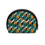 Pineapple Striped Pattern Print Coin Purse