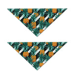 Pineapple Striped Pattern Print Dog Bandana