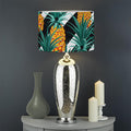 Pineapple Striped Pattern Print Drum Lamp Shade