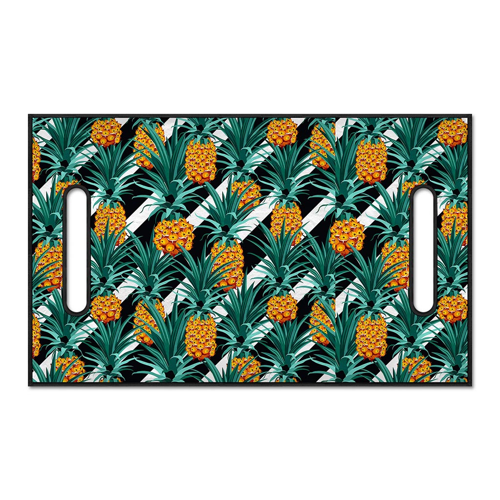 Pineapple Striped Pattern Print Golf Cart Seat Cover