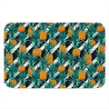 Pineapple Striped Pattern Print Indoor Door Mat