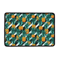 Pineapple Striped Pattern Print Kitchen Mat