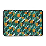 Pineapple Striped Pattern Print Kitchen Mat