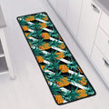 Pineapple Striped Pattern Print Long Kitchen Mat