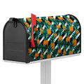 Pineapple Striped Pattern Print Mailbox Cover