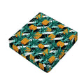 Pineapple Striped Pattern Print Outdoor Seat Cushion Cover