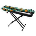 Pineapple Striped Pattern Print Piano Keyboard Cover