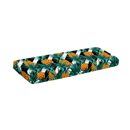 Pineapple Striped Pattern Print Piano Keyboard Cover