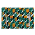 Pineapple Striped Pattern Print Placemat
