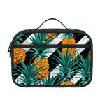 Pineapple Striped Pattern Print Portable Lunch Bag
