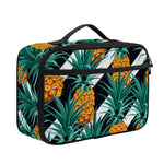 Pineapple Striped Pattern Print Portable Lunch Bag