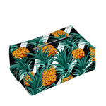 Pineapple Striped Pattern Print Rectangle Tissue Box Cover