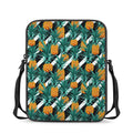 Pineapple Striped Pattern Print Rectangular Crossbody Bag