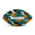 Pineapple Striped Pattern Print Rugby Ball