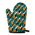Pineapple Striped Pattern Print Single Oven Mitt