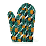 Pineapple Striped Pattern Print Single Oven Mitt