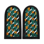 Pineapple Striped Pattern Print Skillet Handle Cover