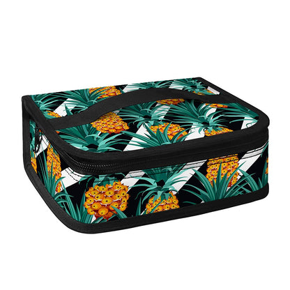 Pineapple Striped Pattern Print Small Lunch Bag